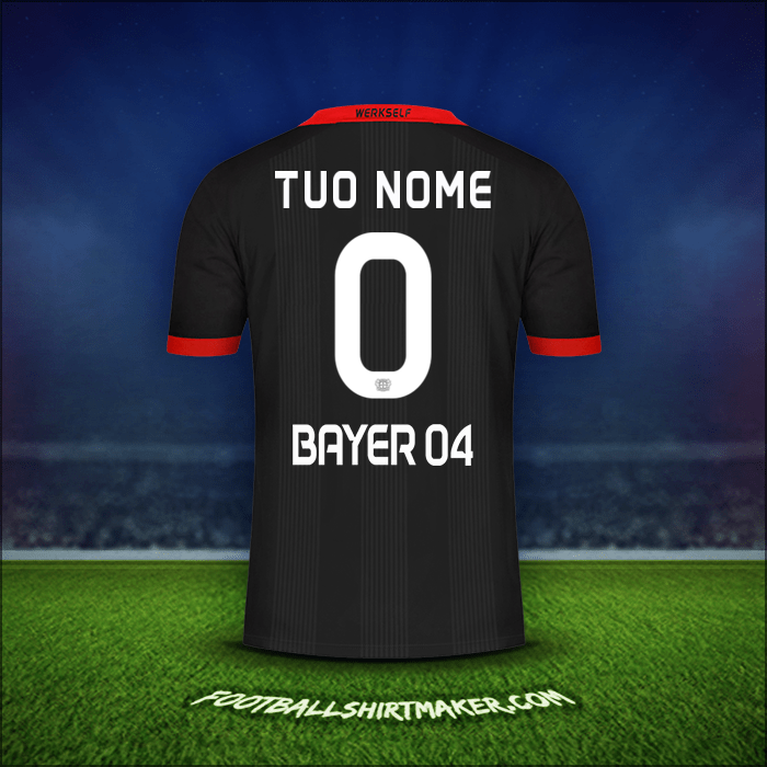 Maglia Bayer 04 Leverkusen 2020/21 -  tuo nome - 0