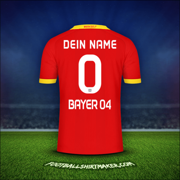 Trikot Bayer 04 Leverkusen 2020/21 Auswärts -  dein name - 0