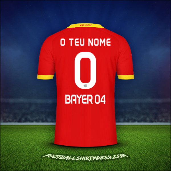 Camisola Bayer 04 Leverkusen 2020/21 Alternativa -  o teu nome - 0