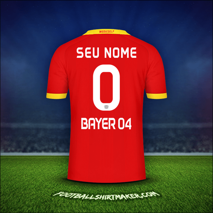 Camisa Bayer 04 Leverkusen 2020/21 Alternativa -  seu nome - 0