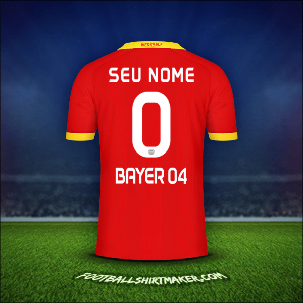 Camisa Bayer 04 Leverkusen 2020/21 Alternativa -  seu nome - 0