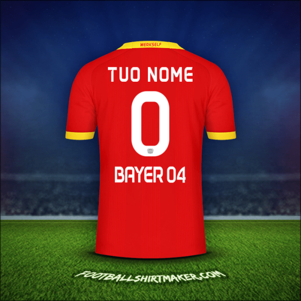 Maglia Bayer 04 Leverkusen 2020/21 Seconda -  tuo nome - 0