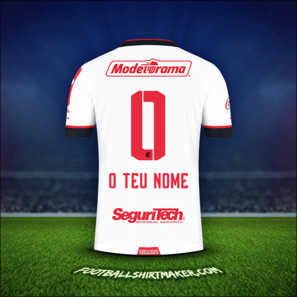 Camisola Toluca FC 2021 Alternativa -  o teu nome - 0