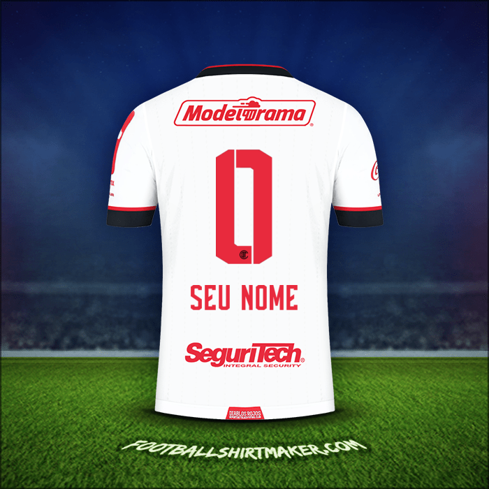 Camisa Toluca FC 2021 Alternativa -  seu nome - 0