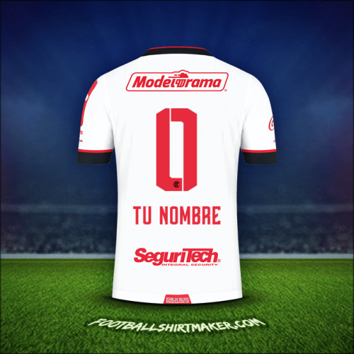 Jersey Toluca FC 2021 Visita -  tu nombre - 0
