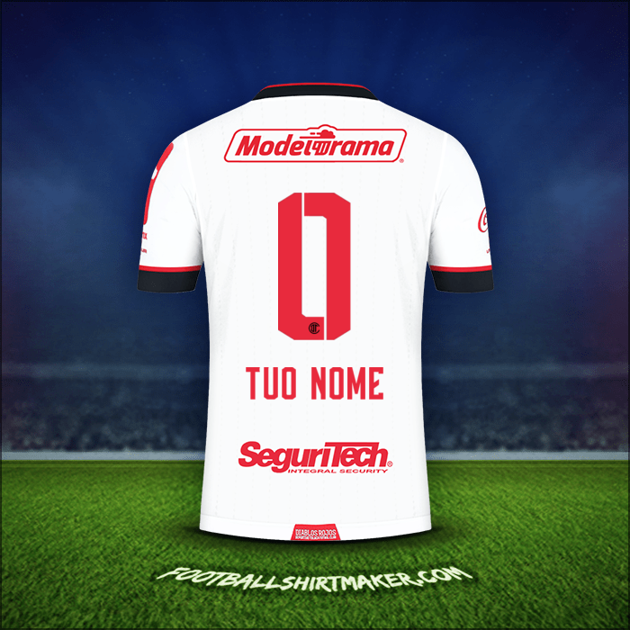 Maglia Toluca FC 2021 Seconda -  tuo nome - 0