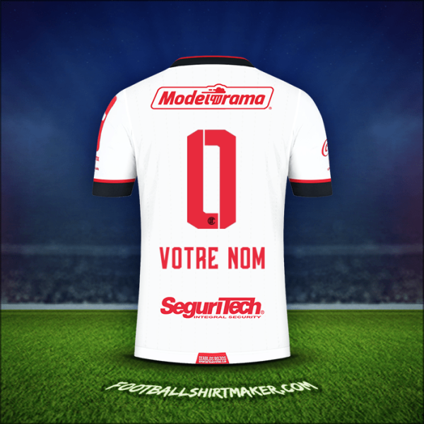 Maillot Toluca FC 2021 Extérieur -  votre nom - 0