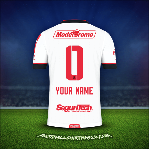 Shirt Toluca FC 2021 Away -  your name - 0