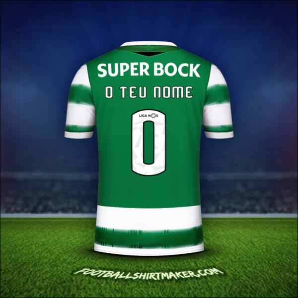 Camisola Sporting Clube 2020/21 -  o teu nome - 0