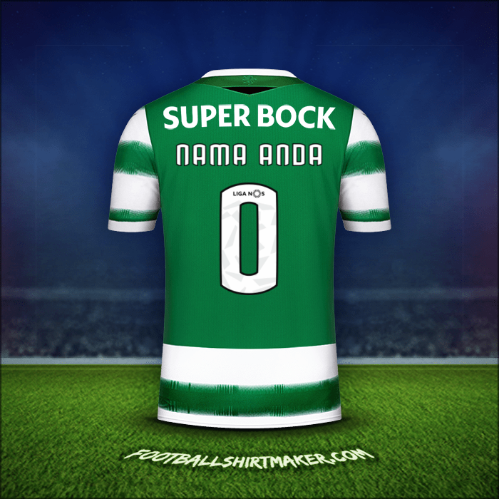 Jersey Sporting Clube 2020/21 -  nama anda - 0