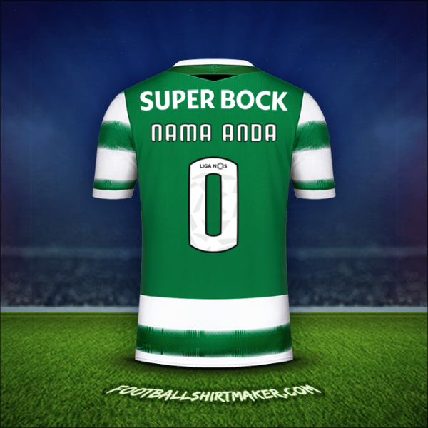 Jersey Sporting Clube 2020/21 -  nama anda - 0