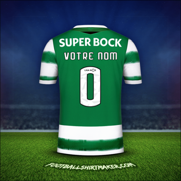 Maillot Sporting Clube 2020/21 -  votre nom - 0