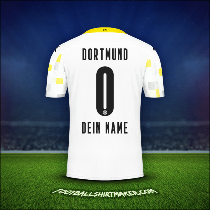 Trikot Borussia Dortmund 2020/21 Dritte -  dein name - 0