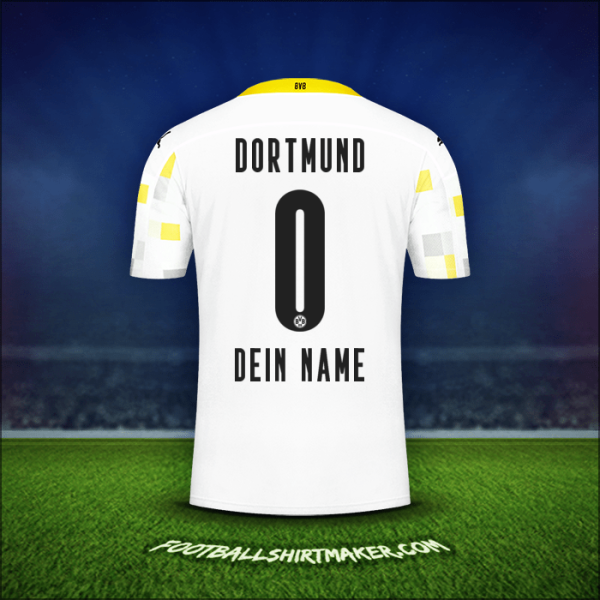 Trikot Borussia Dortmund 2020/21 Dritte -  dein name - 0