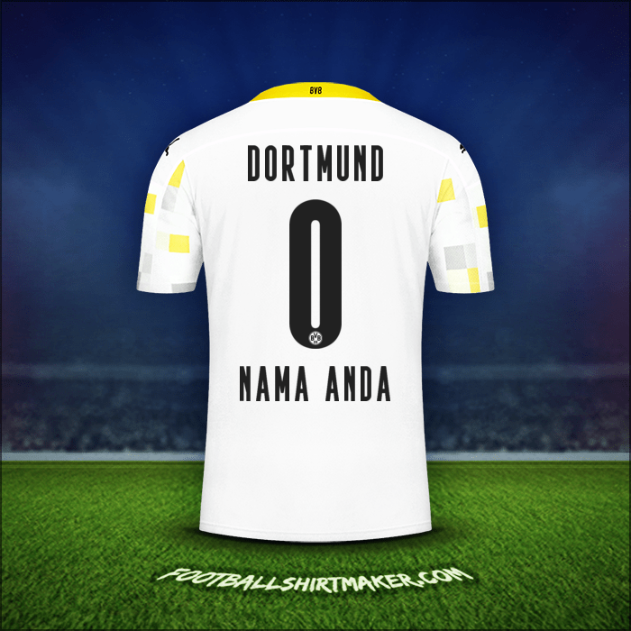 Jersey Borussia Dortmund 2020/21 Ketiga -  nama anda - 0