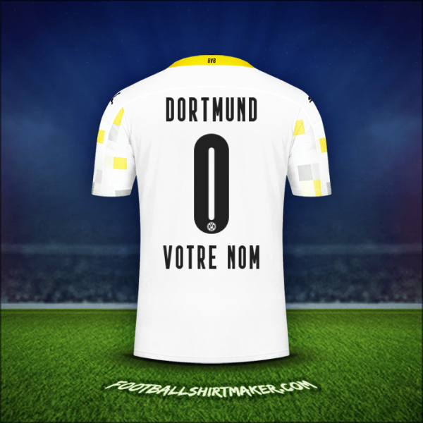 Maillot Borussia Dortmund 2020/21 Troisième -  votre nom - 0