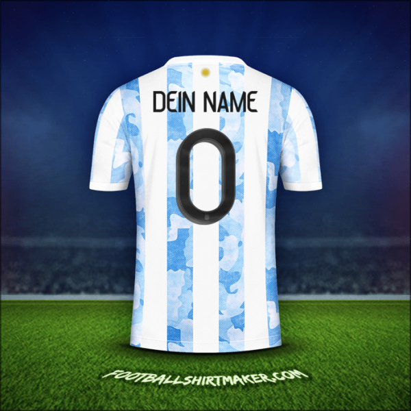 Trikot Argentinien 2021 -  dein name - 0