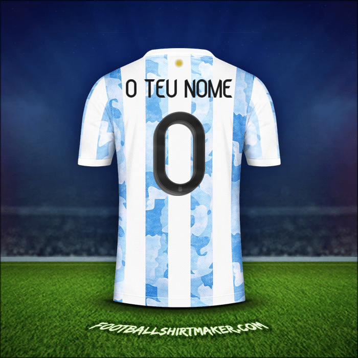 Camisola Argentina 2021 -  o teu nome - 0
