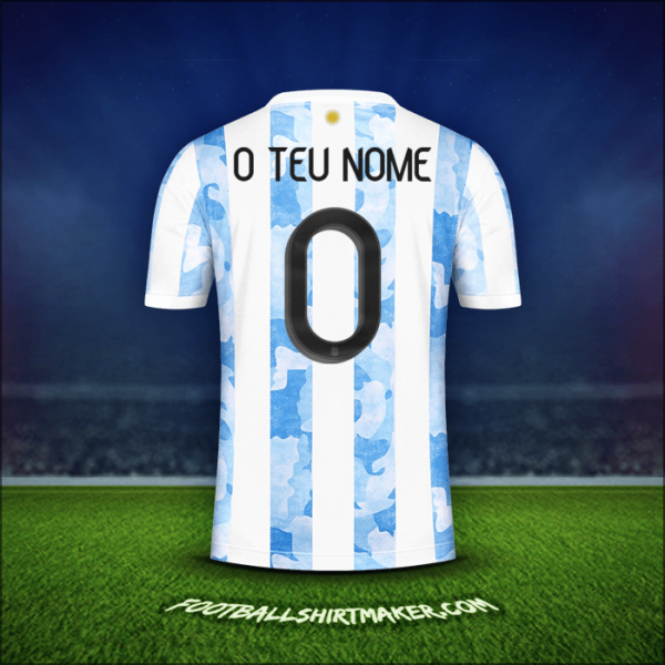 Camisola Argentina 2021 -  o teu nome - 0