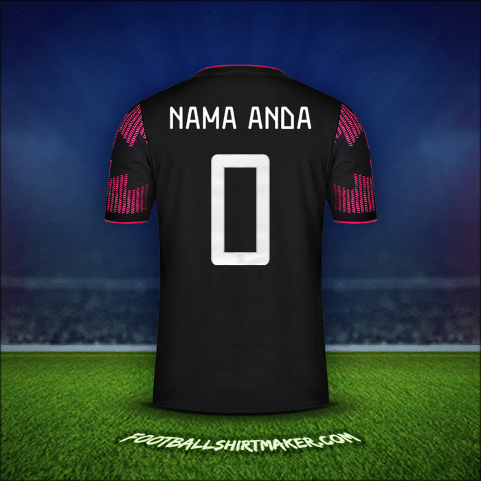 Jersey Meksiko 2021 -  nama anda - 0