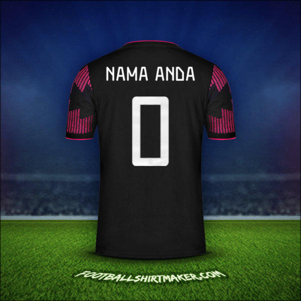 Jersey Meksiko 2021 -  nama anda - 0