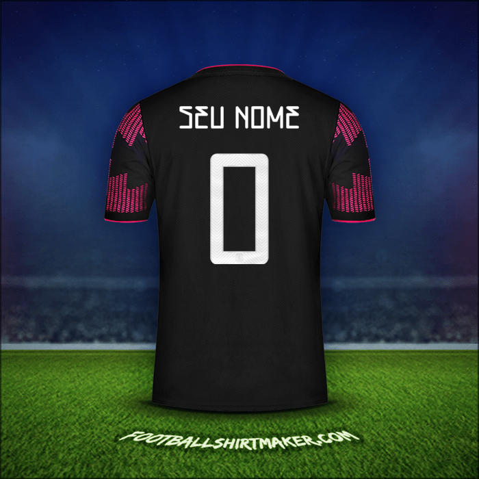 Camisa México 2021 -  seu nome - 0