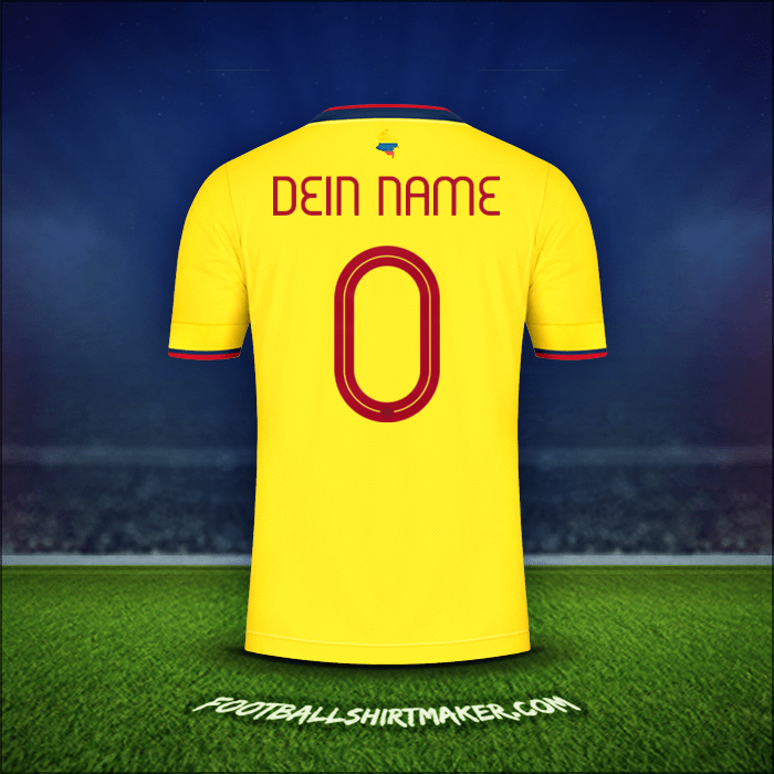 Trikot Kolumbien 2021 -  dein name - 0