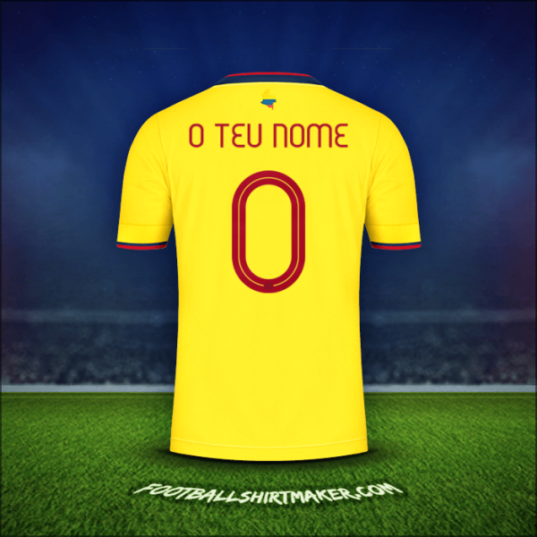 Camisola Colômbia 2021 -  o teu nome - 0
