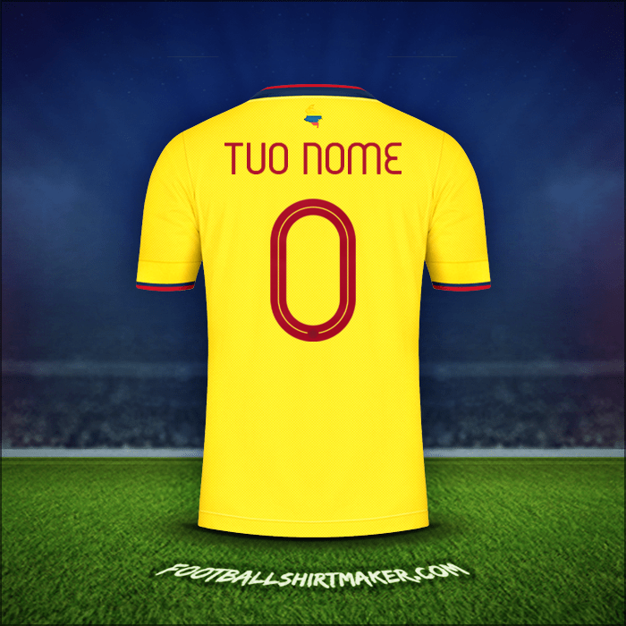 Maglia Colombia 2021 -  tuo nome - 0