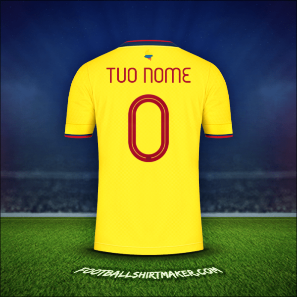 Maglia Colombia 2021 -  tuo nome - 0