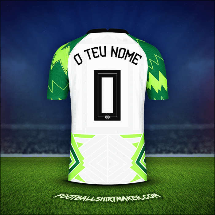 Camisola Nigéria 2020/21 -  o teu nome - 0