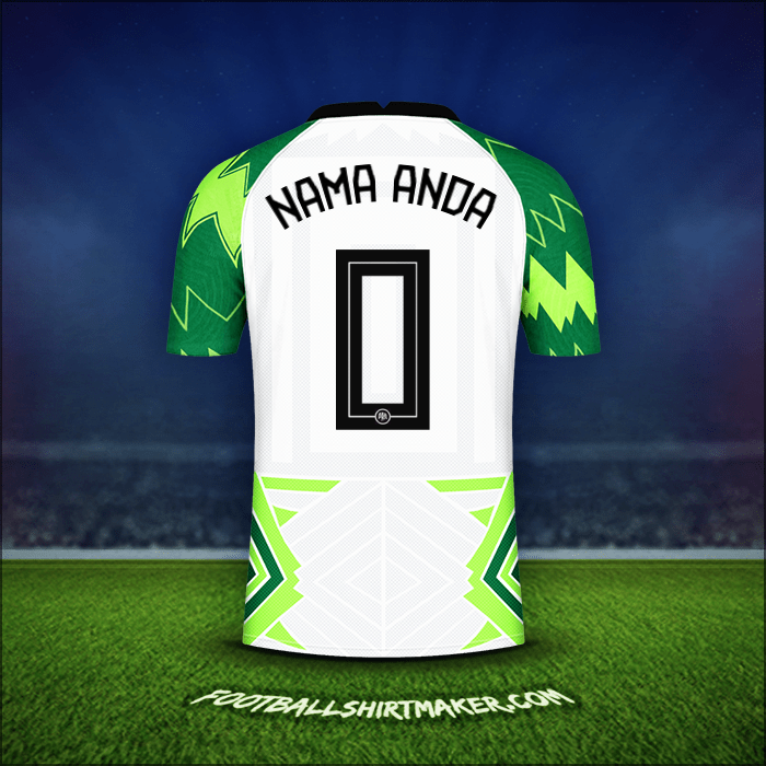 Jersey Nigeria 2020/21 -  nama anda - 0