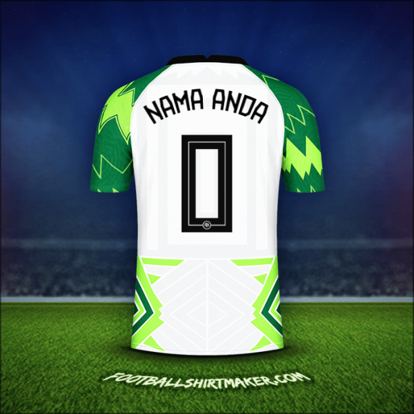 Jersey Nigeria 2020/21 -  nama anda - 0