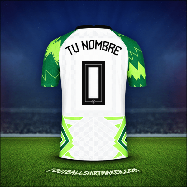 Jersey Nigeria 2020/21 -  tu nombre - 0