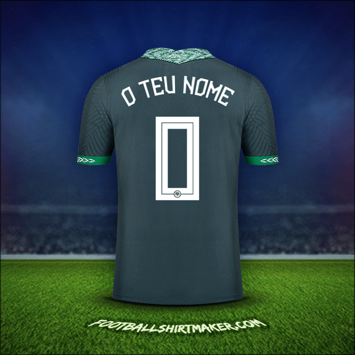Camisola Nigéria 2020/21 Alternativa -  o teu nome - 0