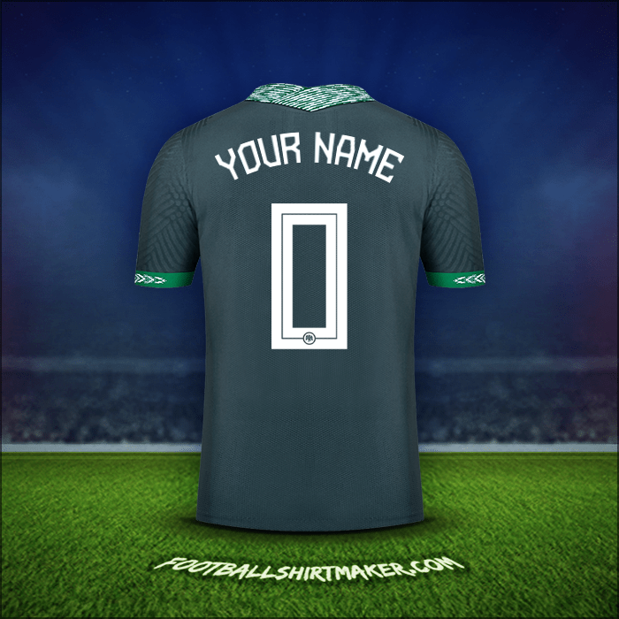 Shirt Nigeria 2020/21 Away -  your name - 0