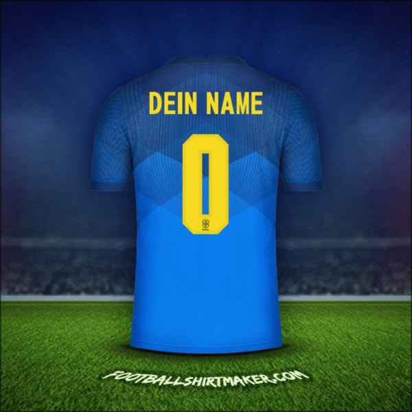 Trikot Brasilien 2020/21 Auswärts -  dein name - 0