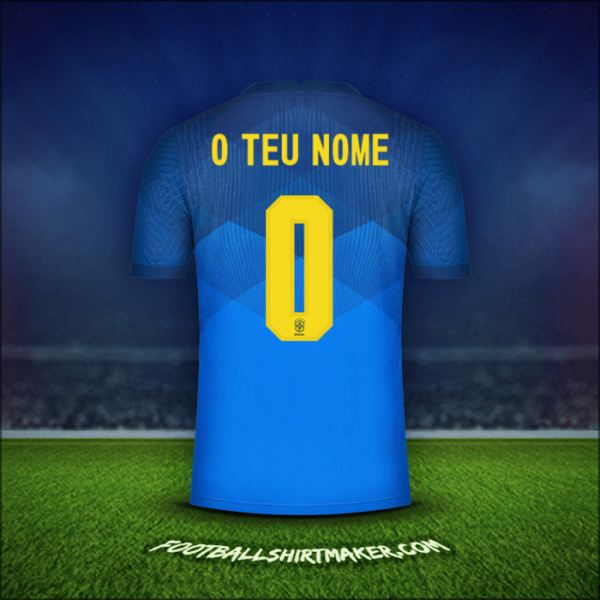 Camisola Brasil 2020/21 Alternativa -  o teu nome - 0
