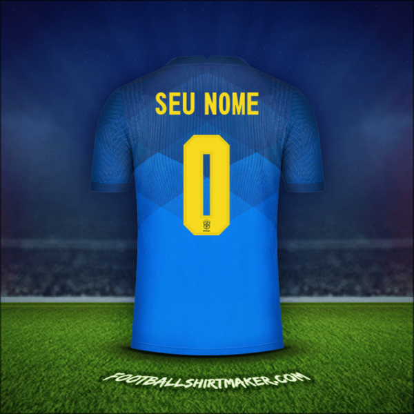 Camisa Brasil 2020/21 Alternativa -  seu nome - 0