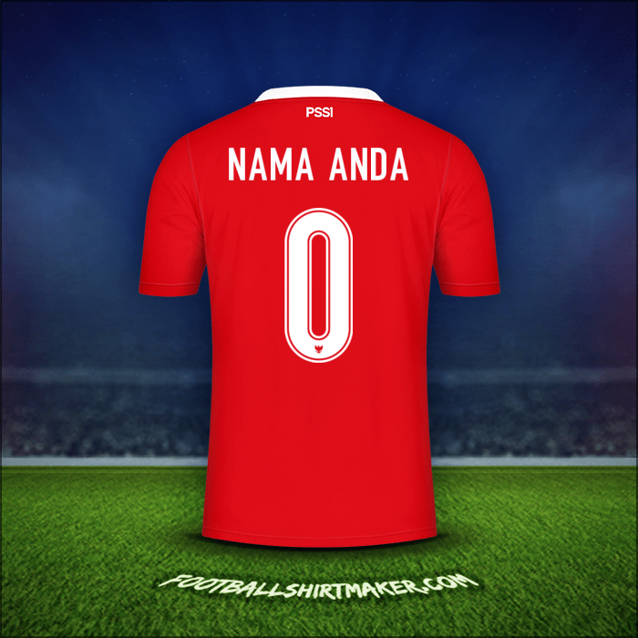 Jersey Indonesia 2020/21 -  nama anda - 0