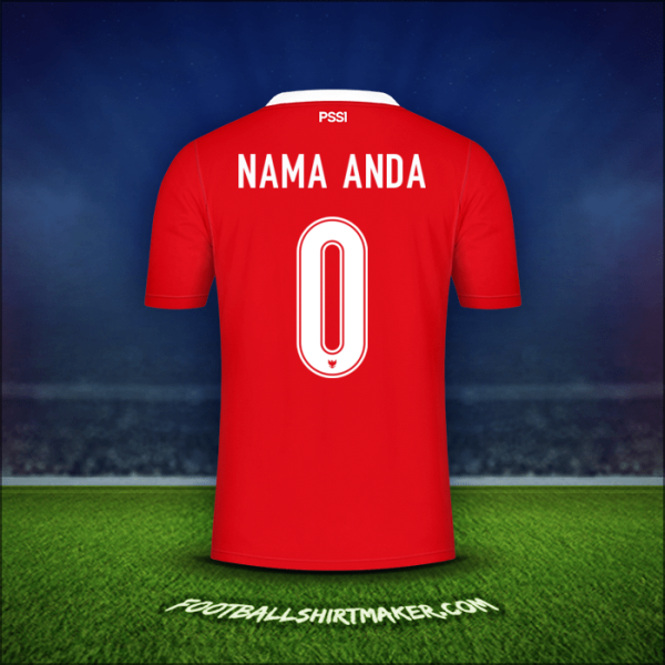 Jersey Indonesia 2020/21 -  nama anda - 0