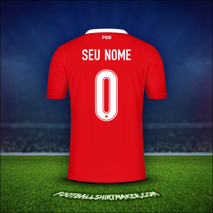 Camisa Indonésia 2020/21 -  seu nome - 0