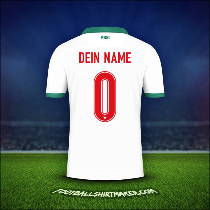 Trikot Indonesien 2020/21 Auswärts -  dein name - 0