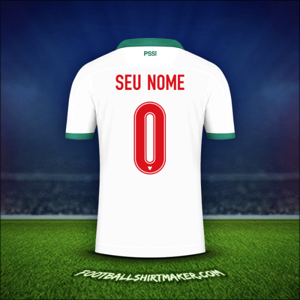 Camisa Indonésia 2020/21 Alternativa -  seu nome - 0