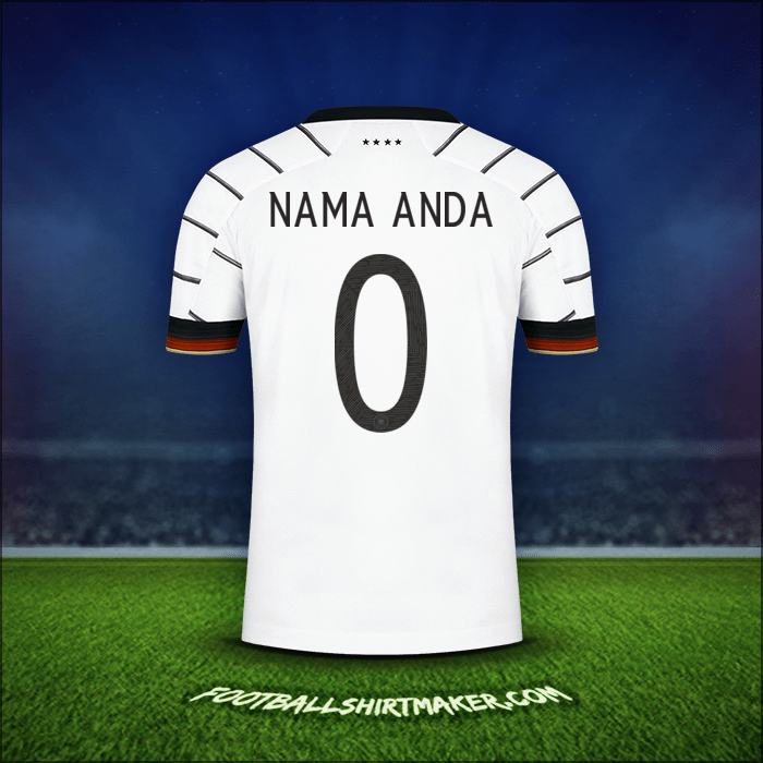 Jersey Jerman 2020/2021 -  nama anda - 0