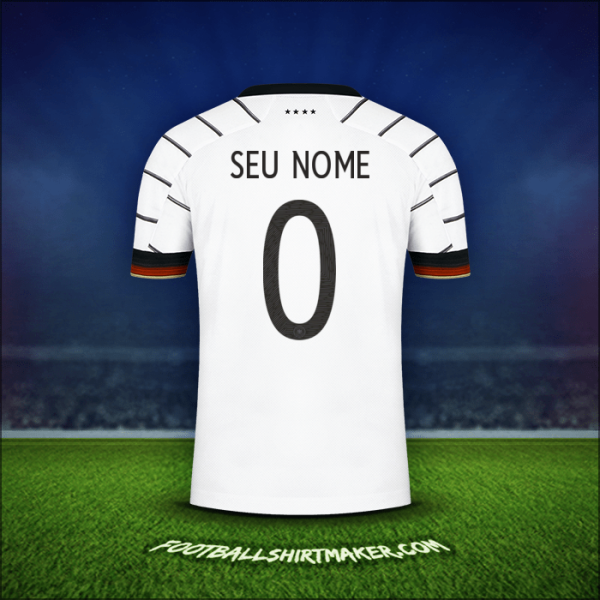 Camisa Alemanha 2020/2021 -  seu nome - 0