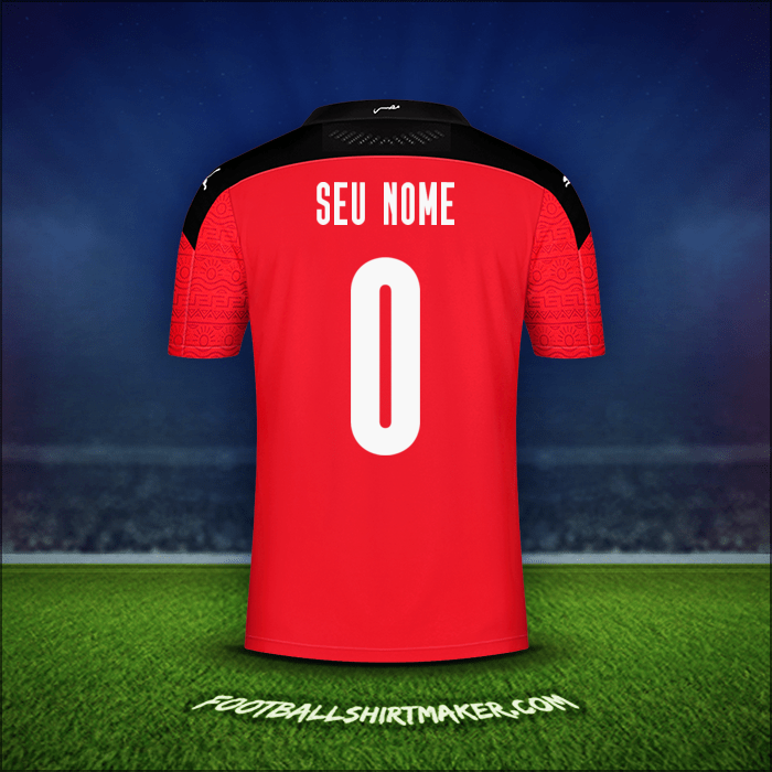 Camisa Egito 2020/2021 -  seu nome - 0