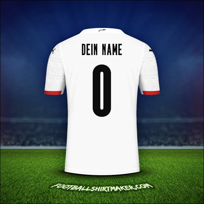 Trikot Ägypten 2020/2021 Auswärts -  dein name - 0