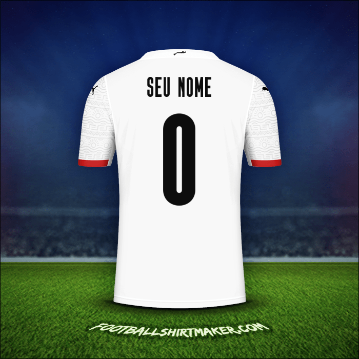 Camisa Egito 2020/2021 Alternativa -  seu nome - 0