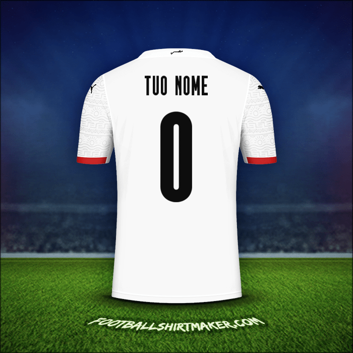 Maglia Egitto 2020/2021 Seconda -  tuo nome - 0